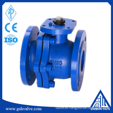DN65 water type cast iron flanged ball valve